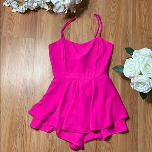 NEW* Hot pink romper